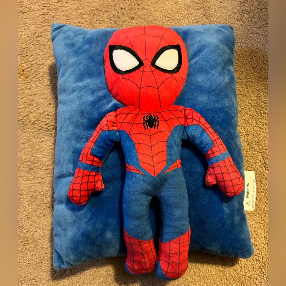 Spiderman 3d Snuggle Pillow